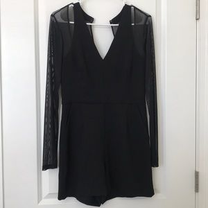 Bcbg black romper